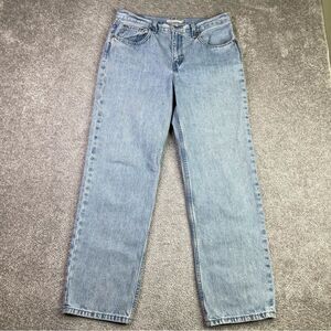 Levi's Jeans Women's 30 Blue Low Pro Straight High Rise Light Wash Cotton